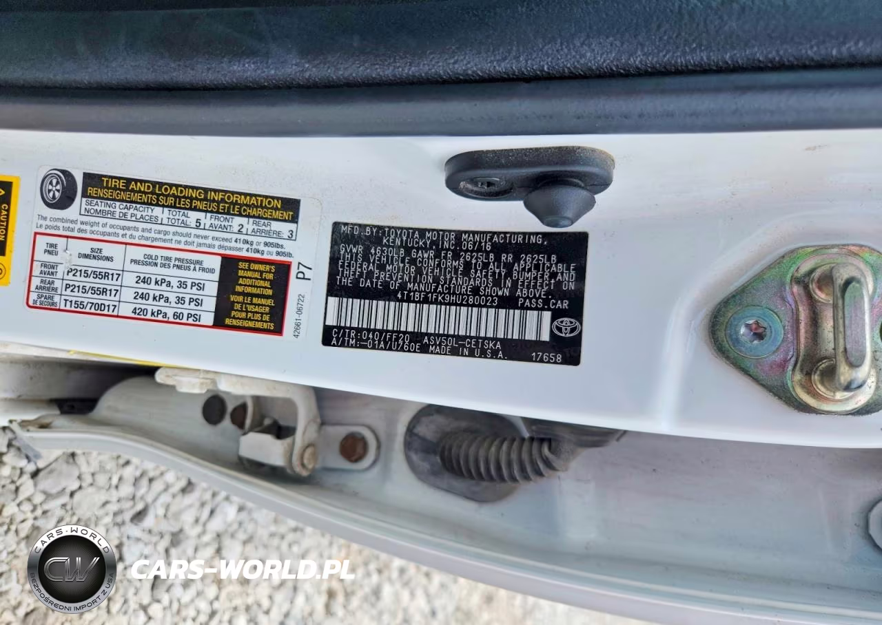 2017 Toyota Camry Se VIN:4T1BF1FK9HU280023 - 12