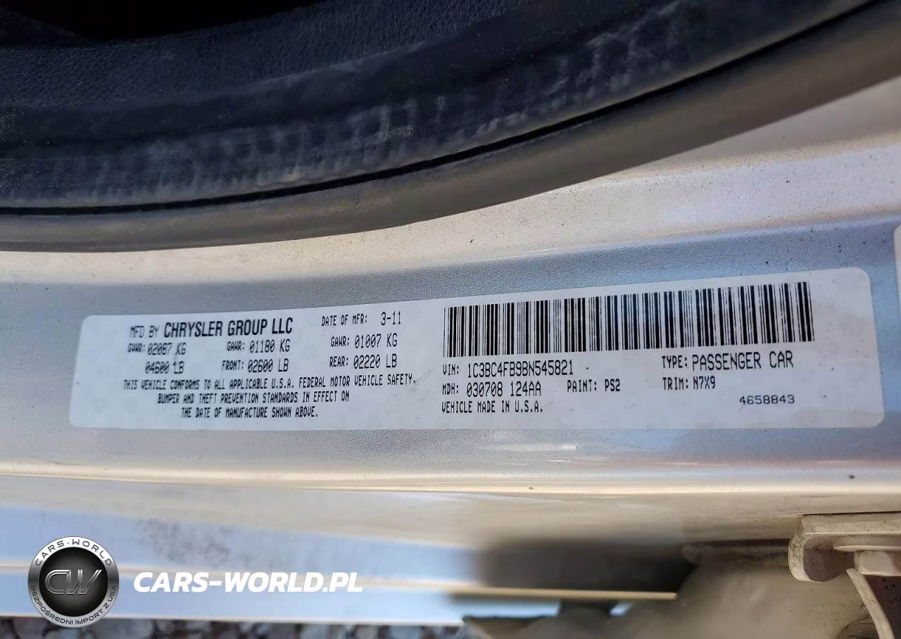 2011 Chrysler 200 Lx VIN:1C3BC4FB9BN545821 - 13
