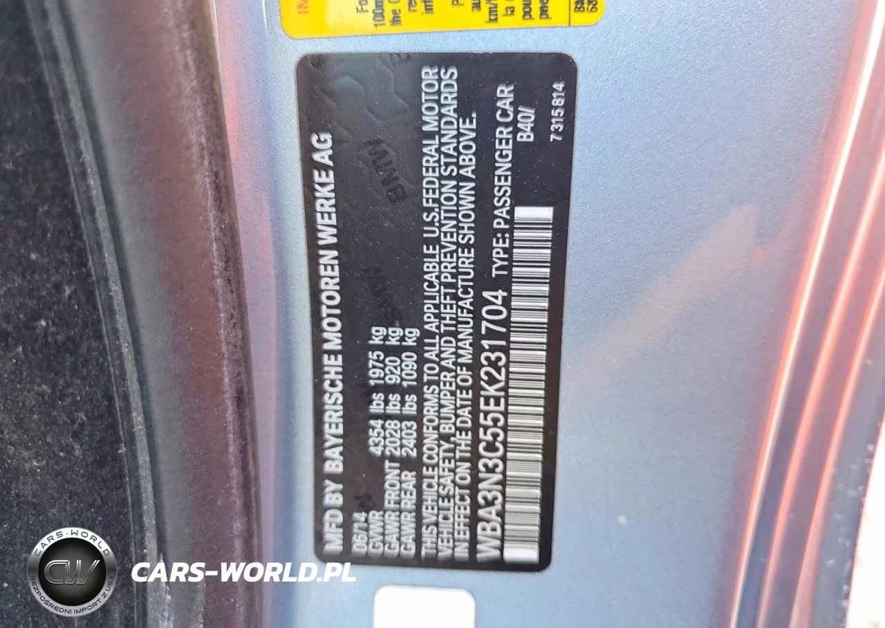2014 BMW 428 I VIN:WBA3N3C55EK231704 - 12