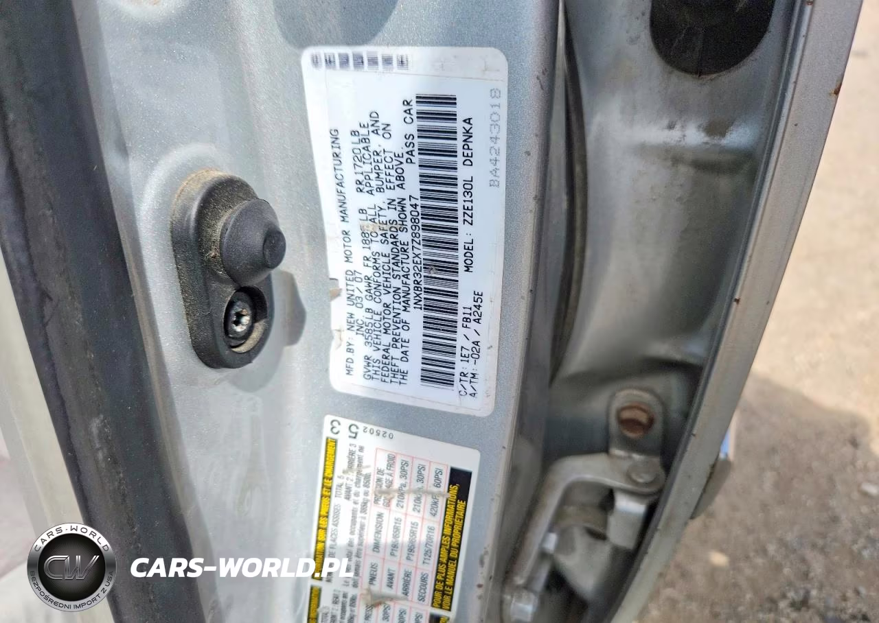 2007 Toyota Corolla Le VIN:1NXBR32EX7Z898047 - 12
