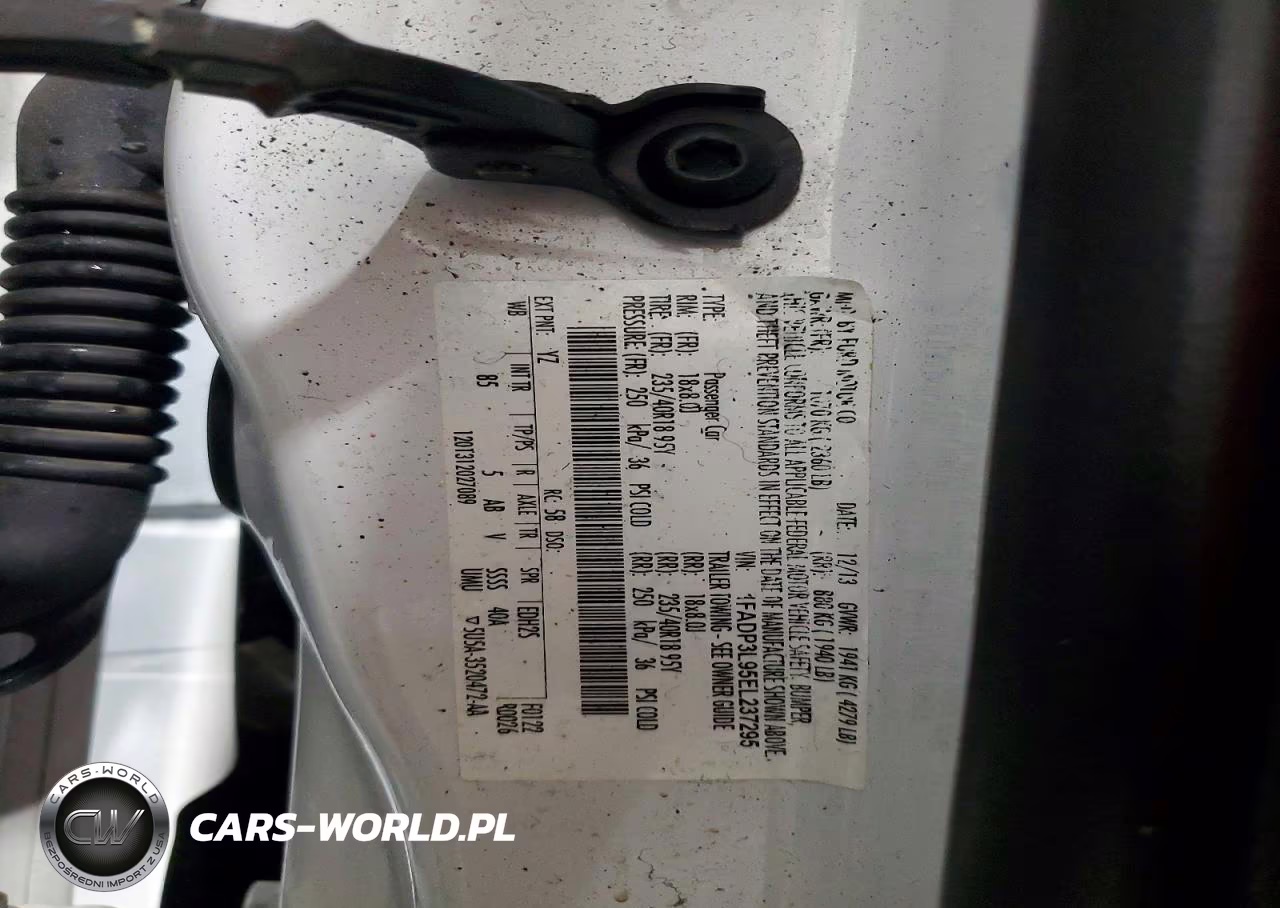 2014 Ford Focus St VIN:1FADP3L95EL237295 - 13