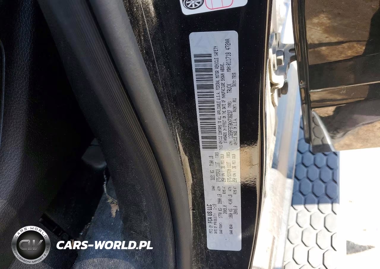 2019 Ram 1500 Big Horn-Lone Star VIN:1C6SRFBT8KN736237 - 12