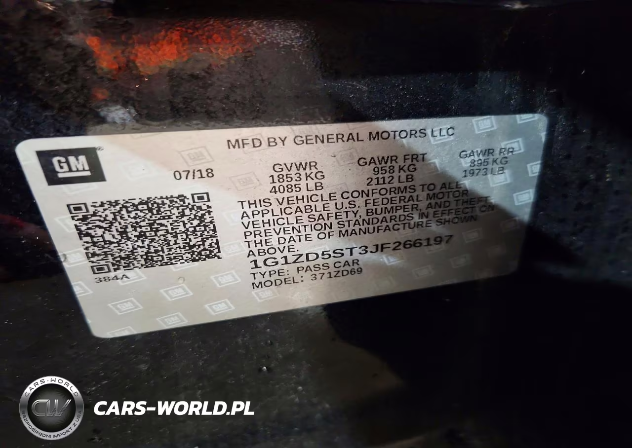 2018 Chevrolet Malibu Lt VIN:1G1ZD5ST3JF266197 - 12