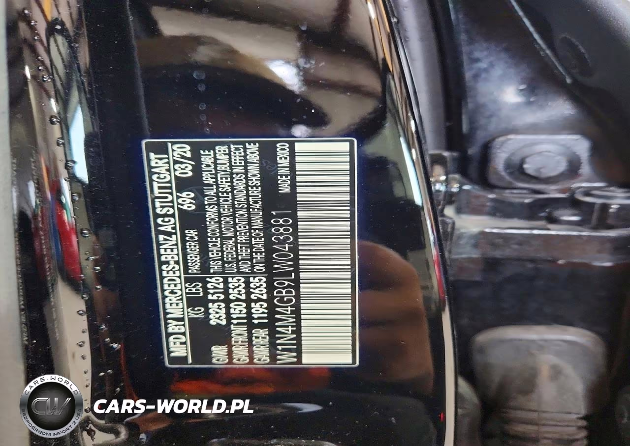 2020 Mercedes-Benz Glb 250 VIN:W1N4M4GB9LW043881 - 14