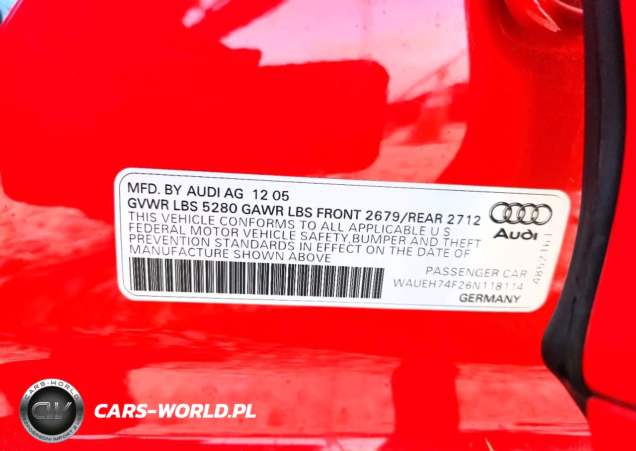 2006 Audi A6 S-Line 3.2 Quattro VIN:WAUEH74F26N118114 - 13