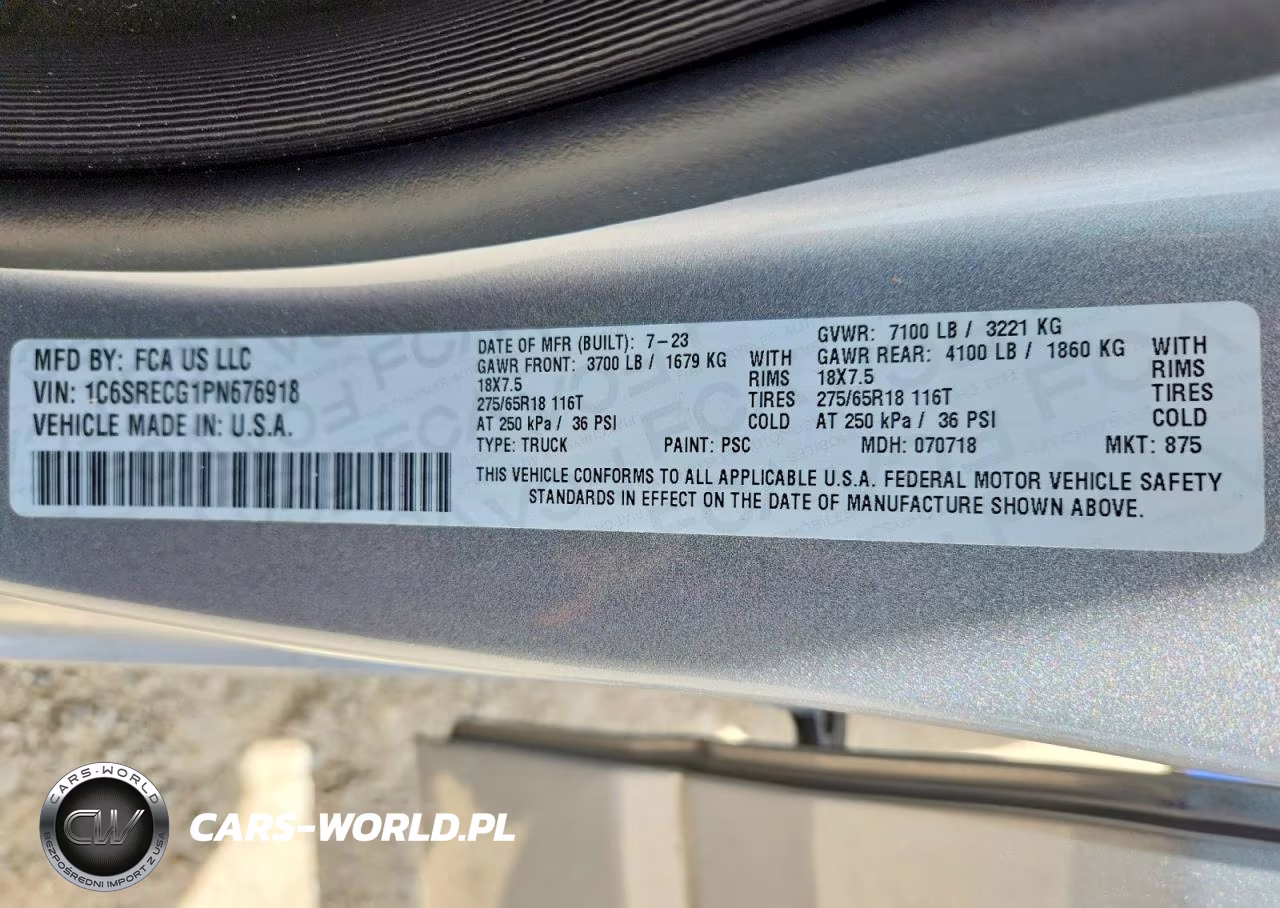 2023 Ram 1500 Tradesman VIN:1C6SRECG1PN676918 - 13