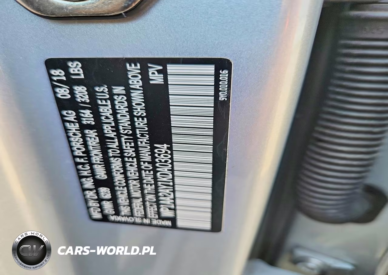 2019 Porsche Cayenne VIN:WP1AA2AY1KDA03694 - 14