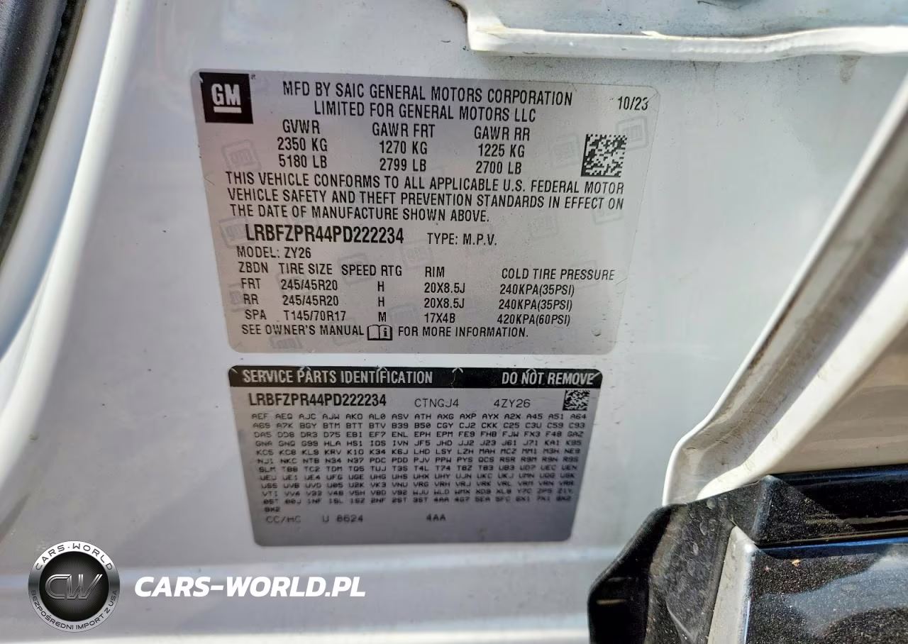 2023 Buick Envision Essence VIN:LRBFZPR44PD222234 - 14