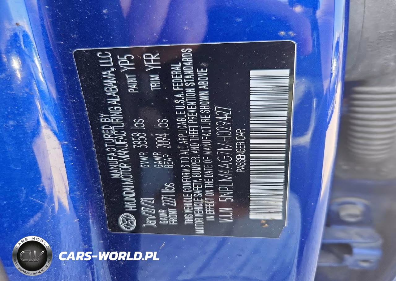 2021 Hyundai Elantra Sel VIN:5NPLM4AG7MH029427 - 13