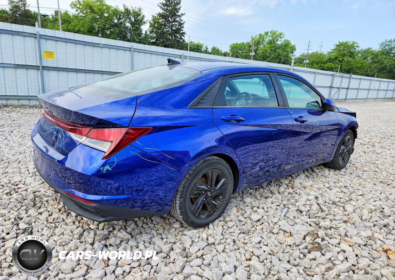 2021 Hyundai Elantra Sel VIN:5NPLM4AG7MH029427 - 3