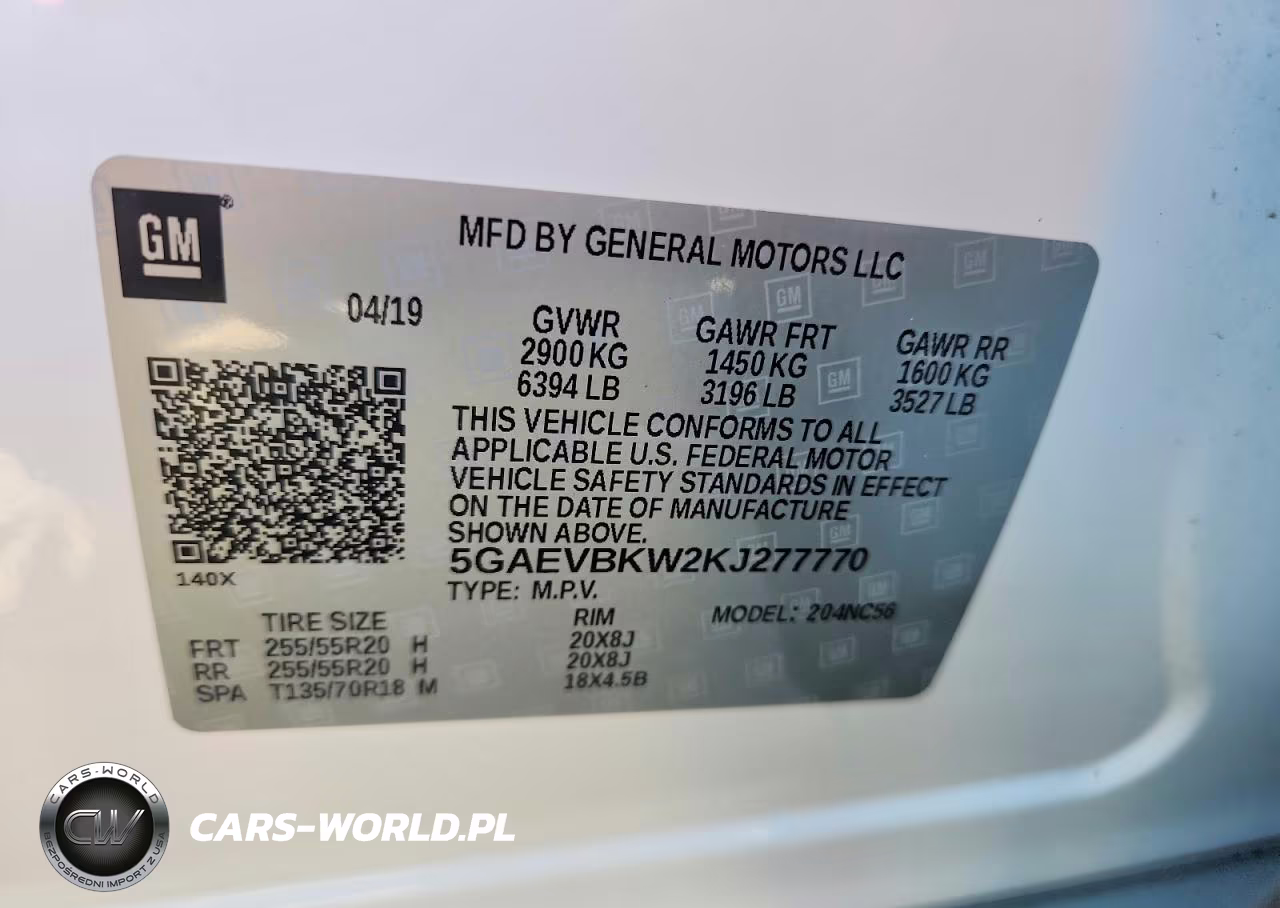 2019 Buick Enclave Premium VIN:5GAEVBKW2KJ277770 - 13