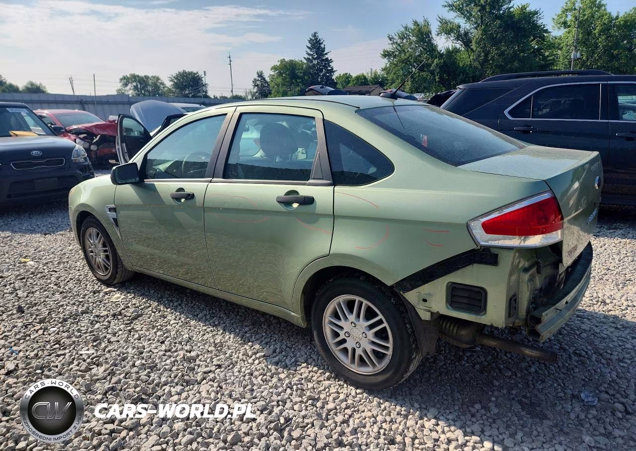 2008 Ford Focus Se VIN:1FAHP35N38W236659 - 2