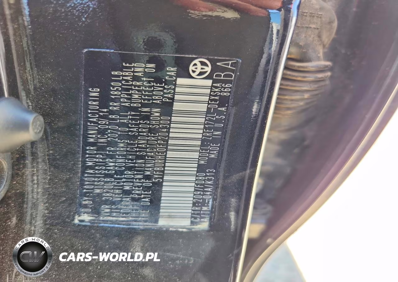2015 Toyota Corolla S Plus VIN:5YFBURHE0FP204300 - 13