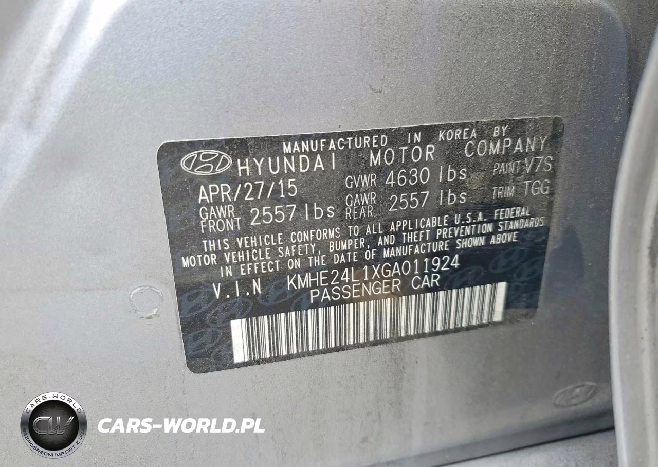2016 Hyundai Sonata Hybrid Se VIN:KMHE24L1XGA011924 - 13