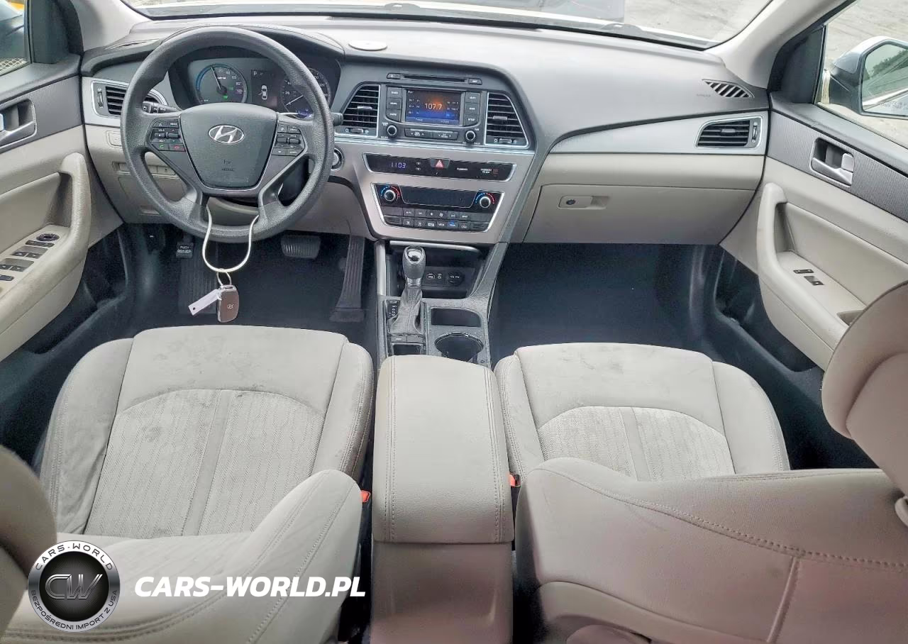 2016 Hyundai Sonata Hybrid Se VIN:KMHE24L1XGA011924 - 8