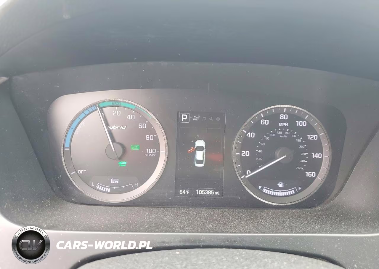 2016 Hyundai Sonata Hybrid Se VIN:KMHE24L1XGA011924 - 9