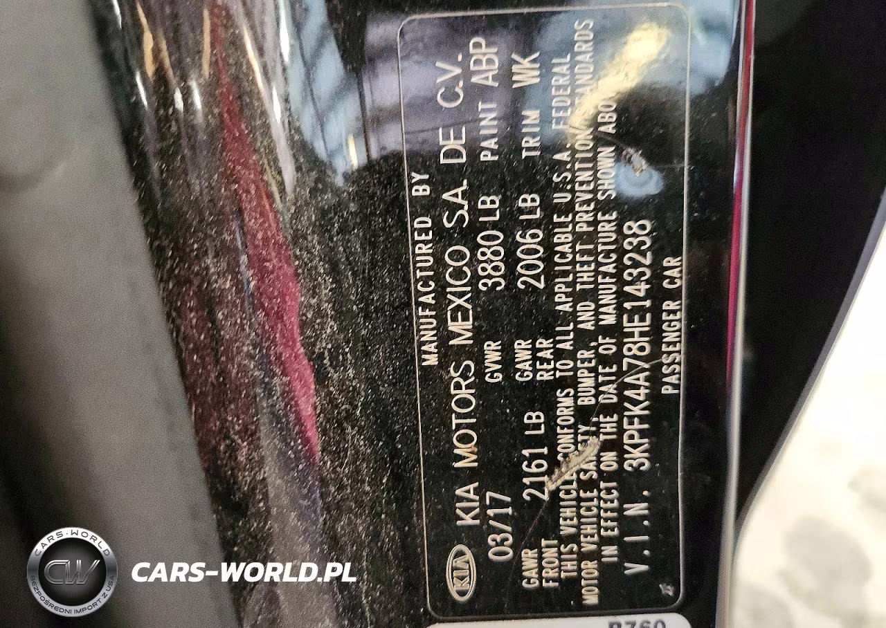 2017 Kia Forte Lx VIN:3KPFK4A78HE143238 - 12