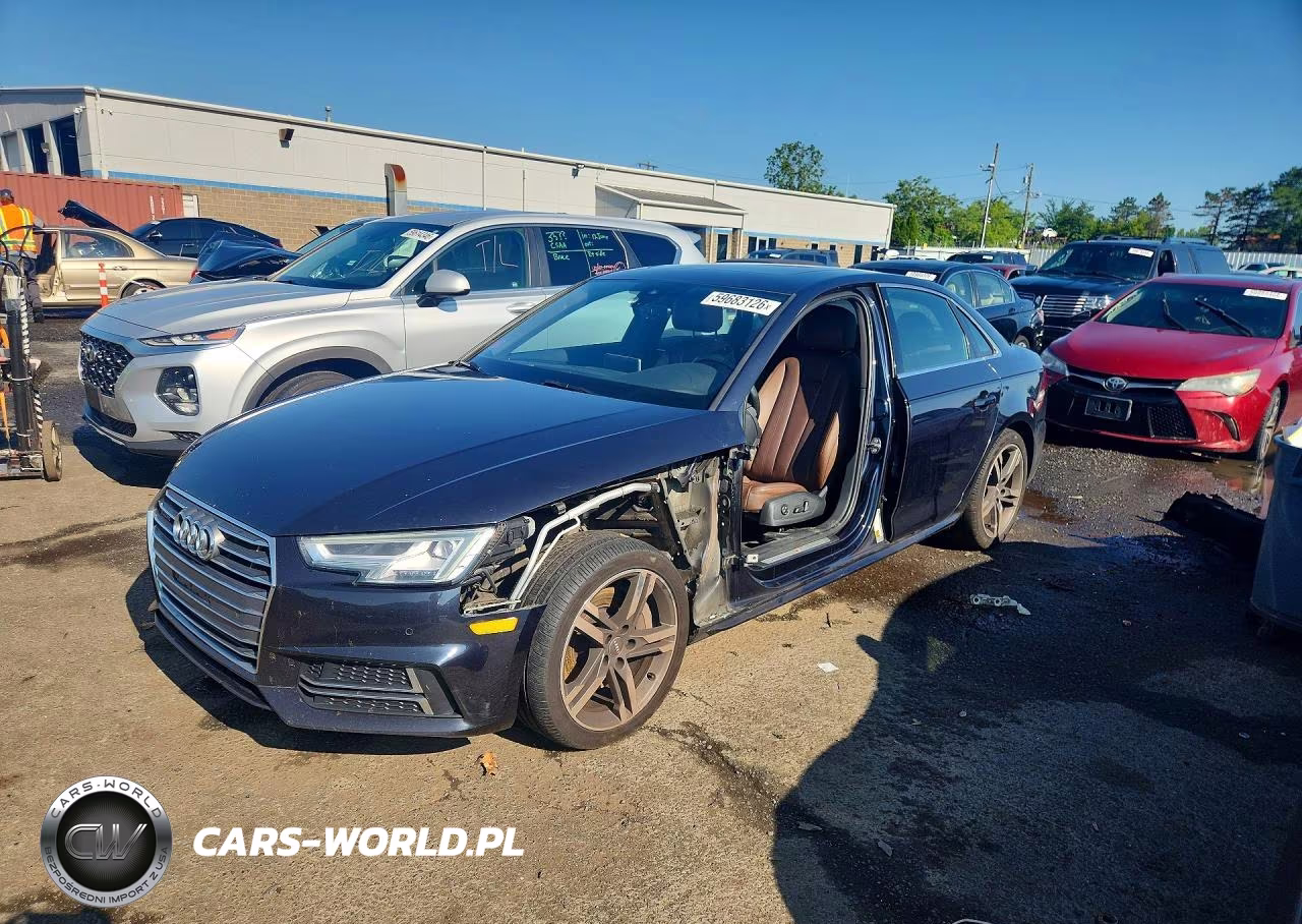 2017 Audi A4 Premium Plus VIN:WAUENAF41HN063692 - 1