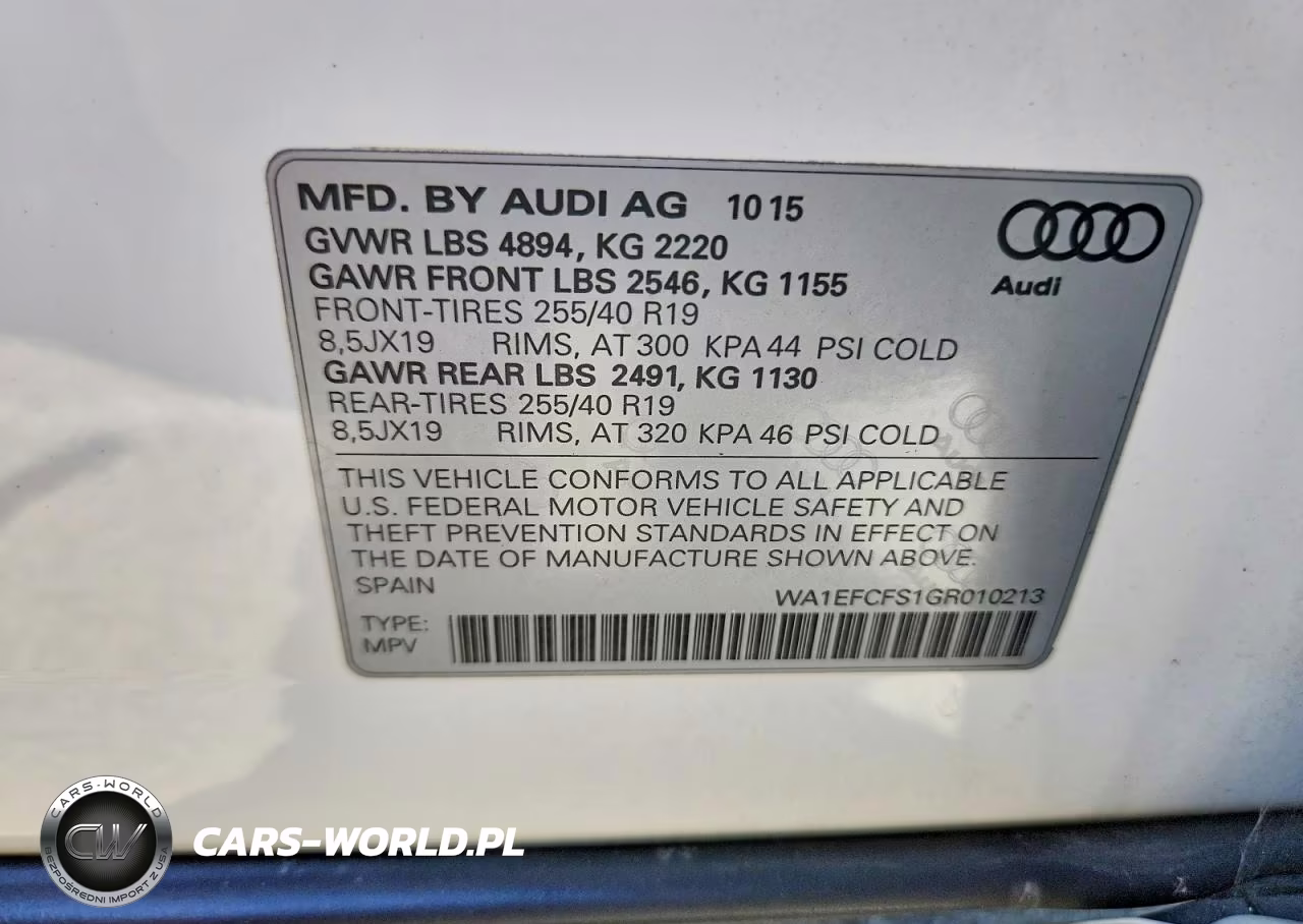 2016 Audi Q3 Premium Plus VIN:WA1EFCFS1GR010213 - 13