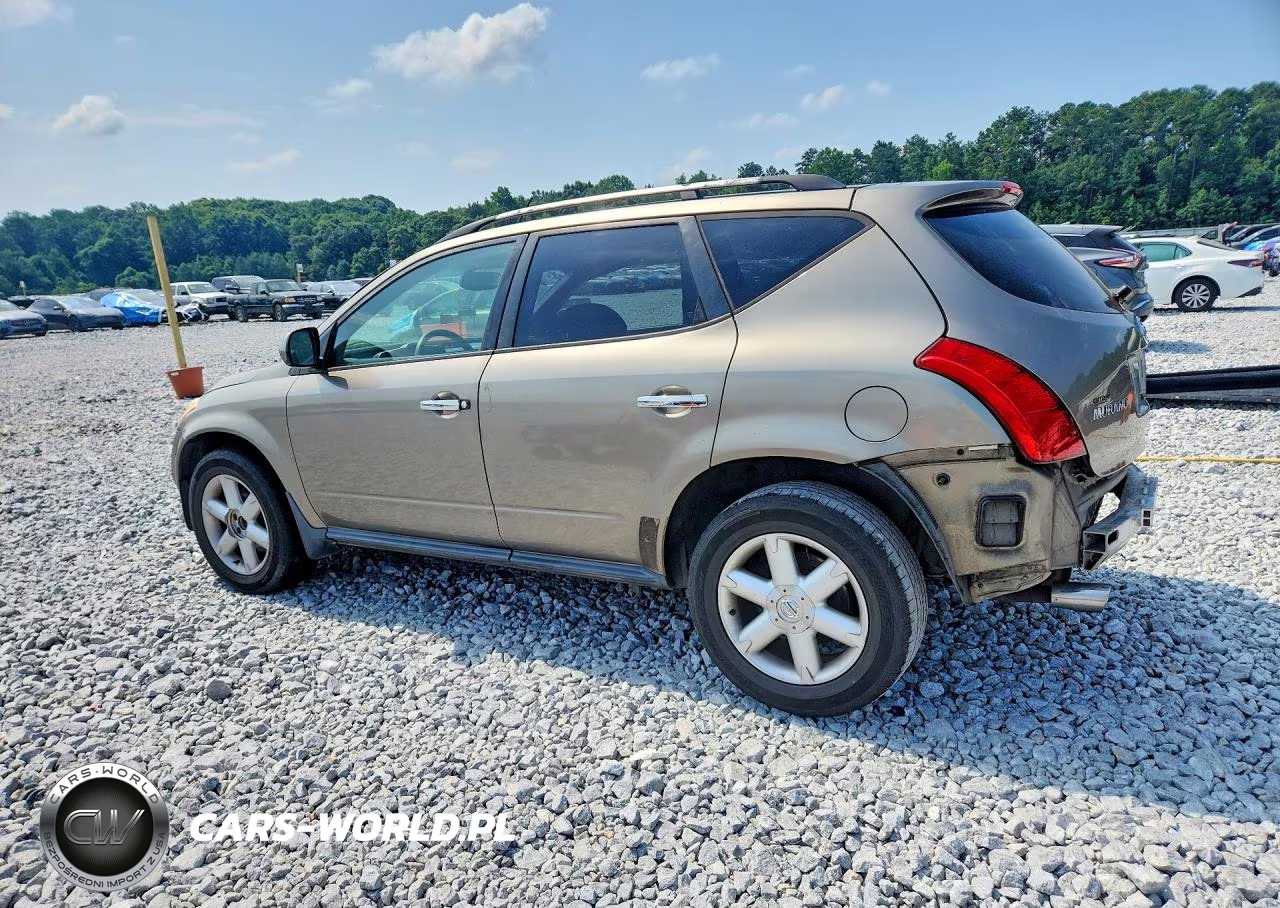 2003 Nissan Murano Sl-Se VIN:JN8AZ08T73W107013 - 2