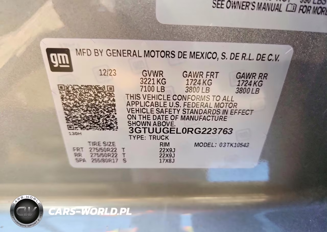 2024 GMC Sierra K1500 Denali VIN:3GTUUGEL0RG223763 - 12