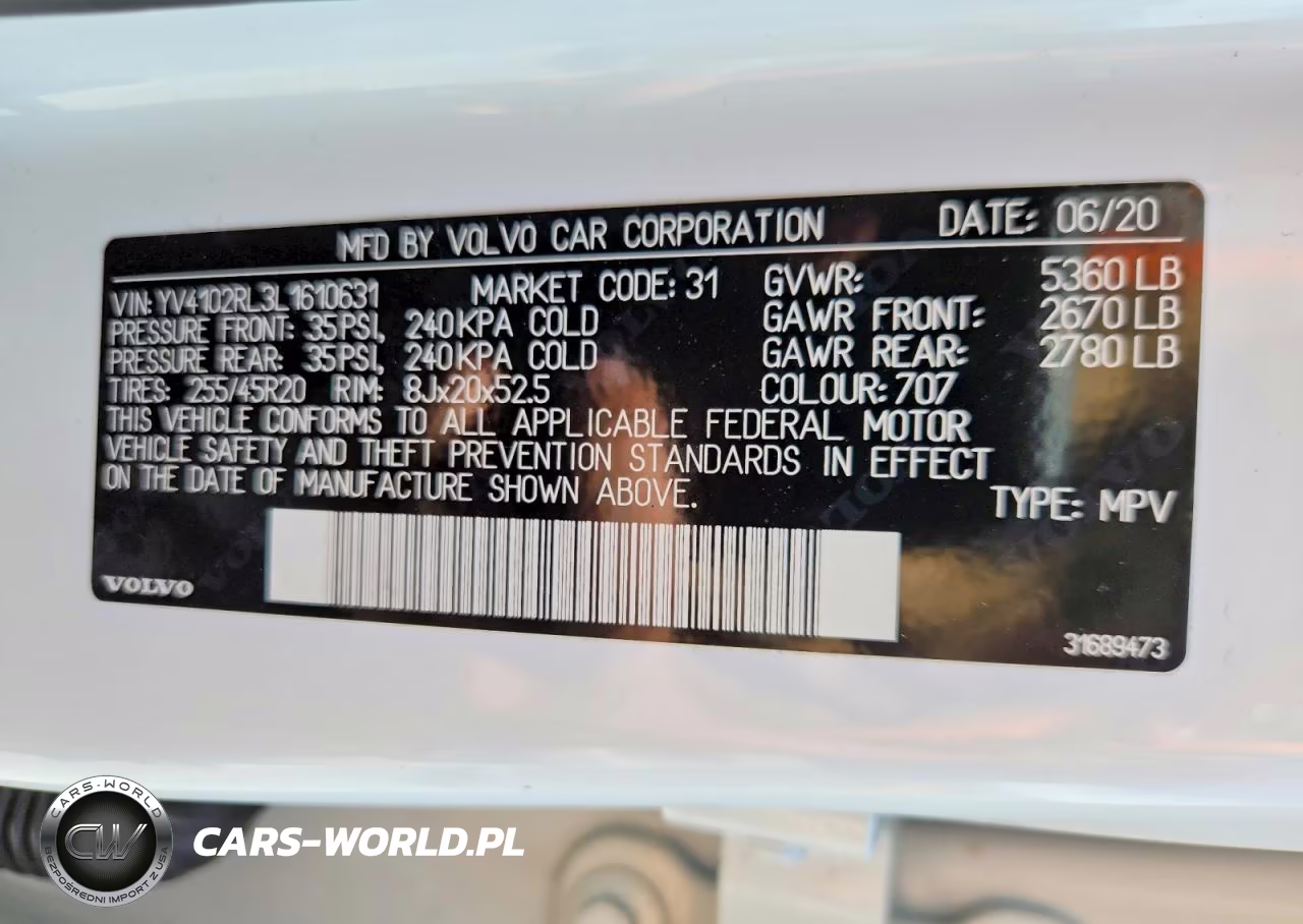 2020 Volvo Xc60 T5 Inscription VIN:YV4102RL3L1610631 - 13