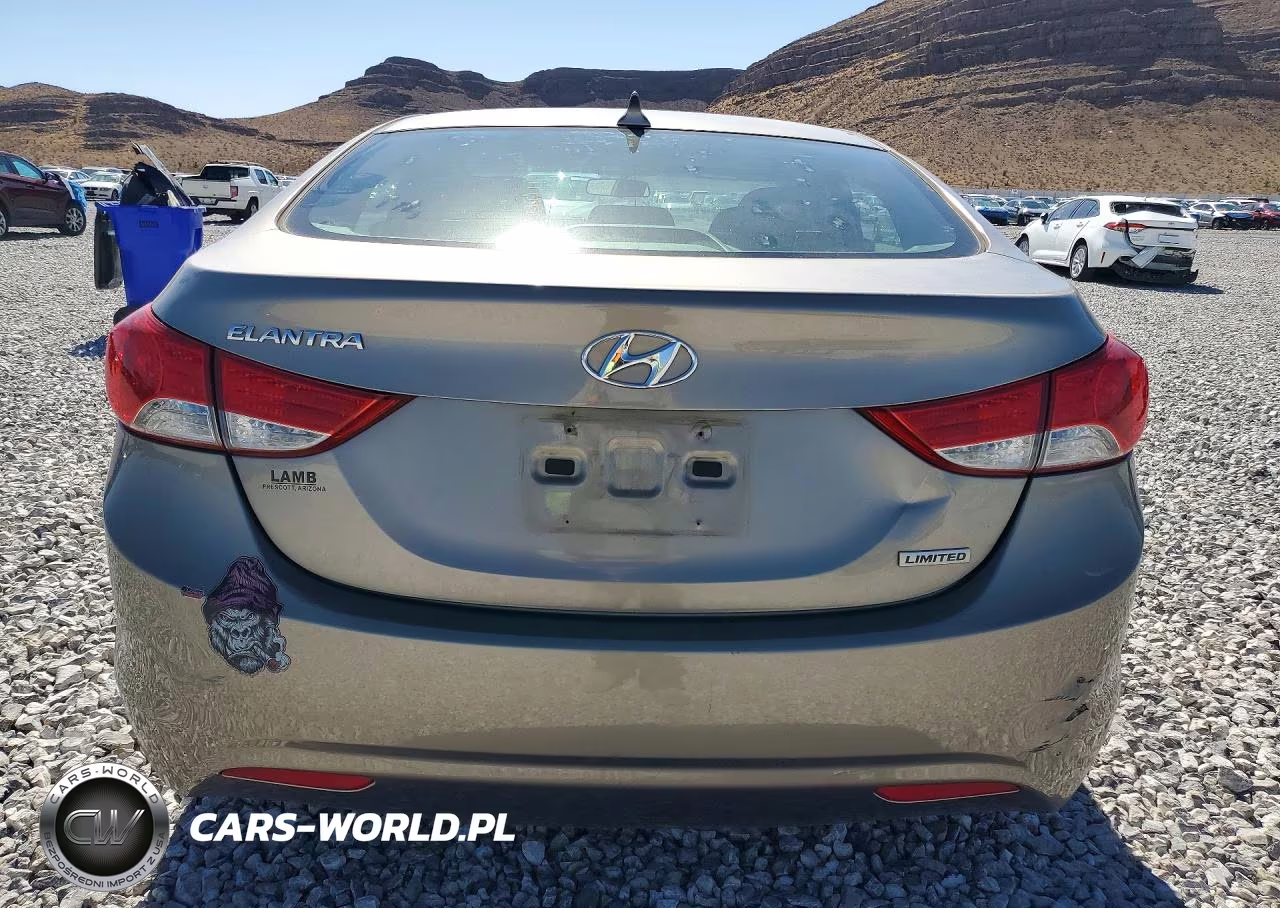 2013 Hyundai Elantra Limited VIN:5NPDH4AE3DH295485 - 6