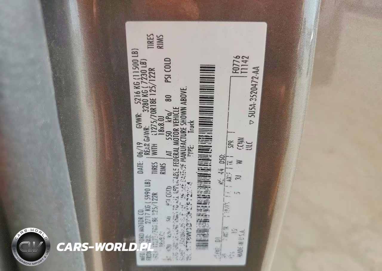 2019 Ford F350 Super Duty VIN:1FT8W3BT5KEF72214 - 12