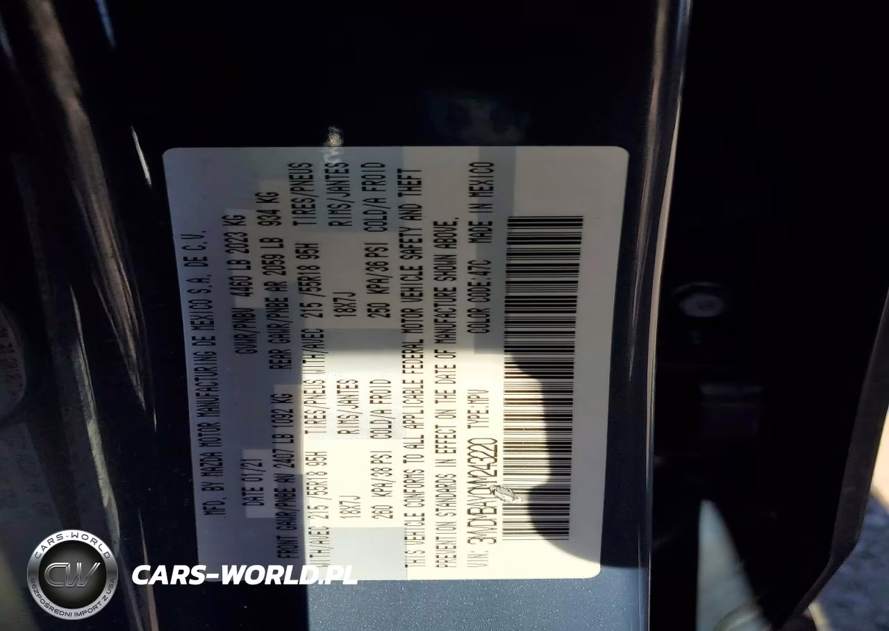 2021 Mazda Cx-30 VIN:3MVDMBAY0MM243220 - 13