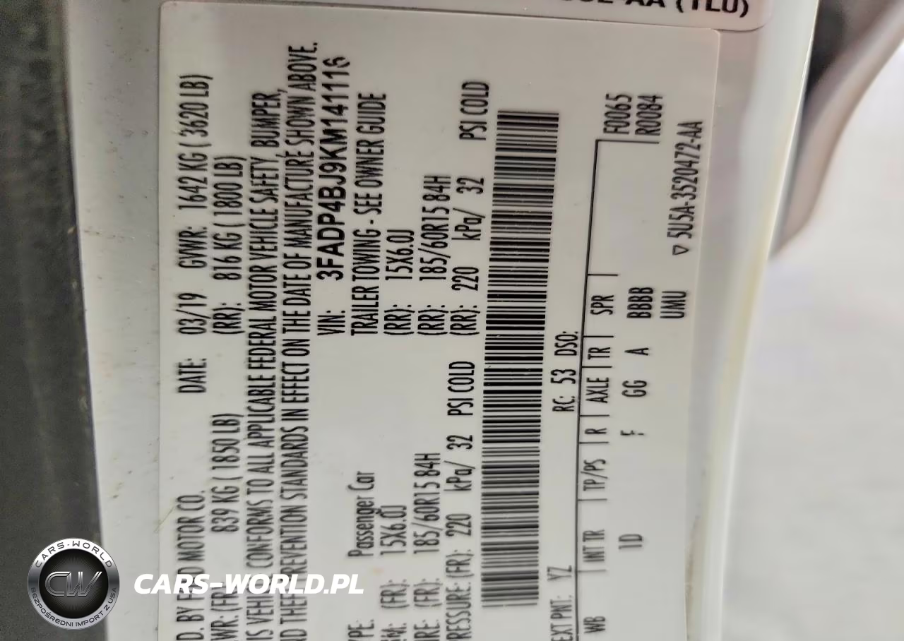 2019 Ford Fiesta Se VIN:3FADP4BJ9KM141116 - 13