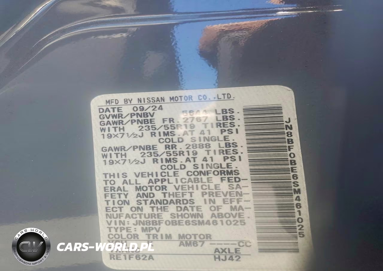 2025 Nissan Ariya Evolve+ VIN:JN8BF0BE6SM461025 - 12