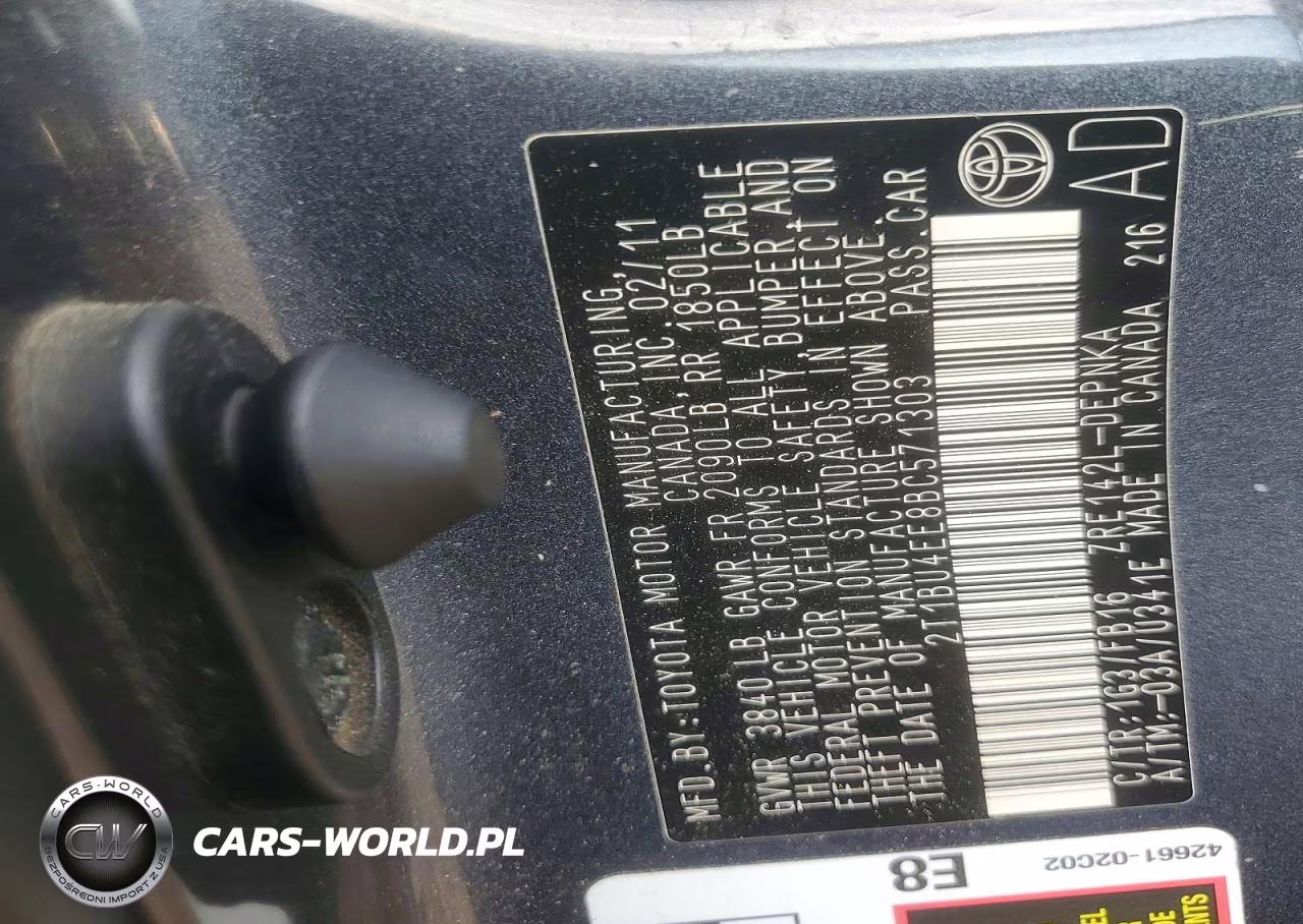 2011 Toyota Corolla Le VIN:2T1BU4EE8BC571303 - 12