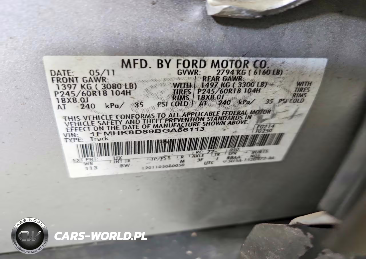 2011 Ford Explorer Xlt VIN:1FMHK8D89BGA66113 - 14