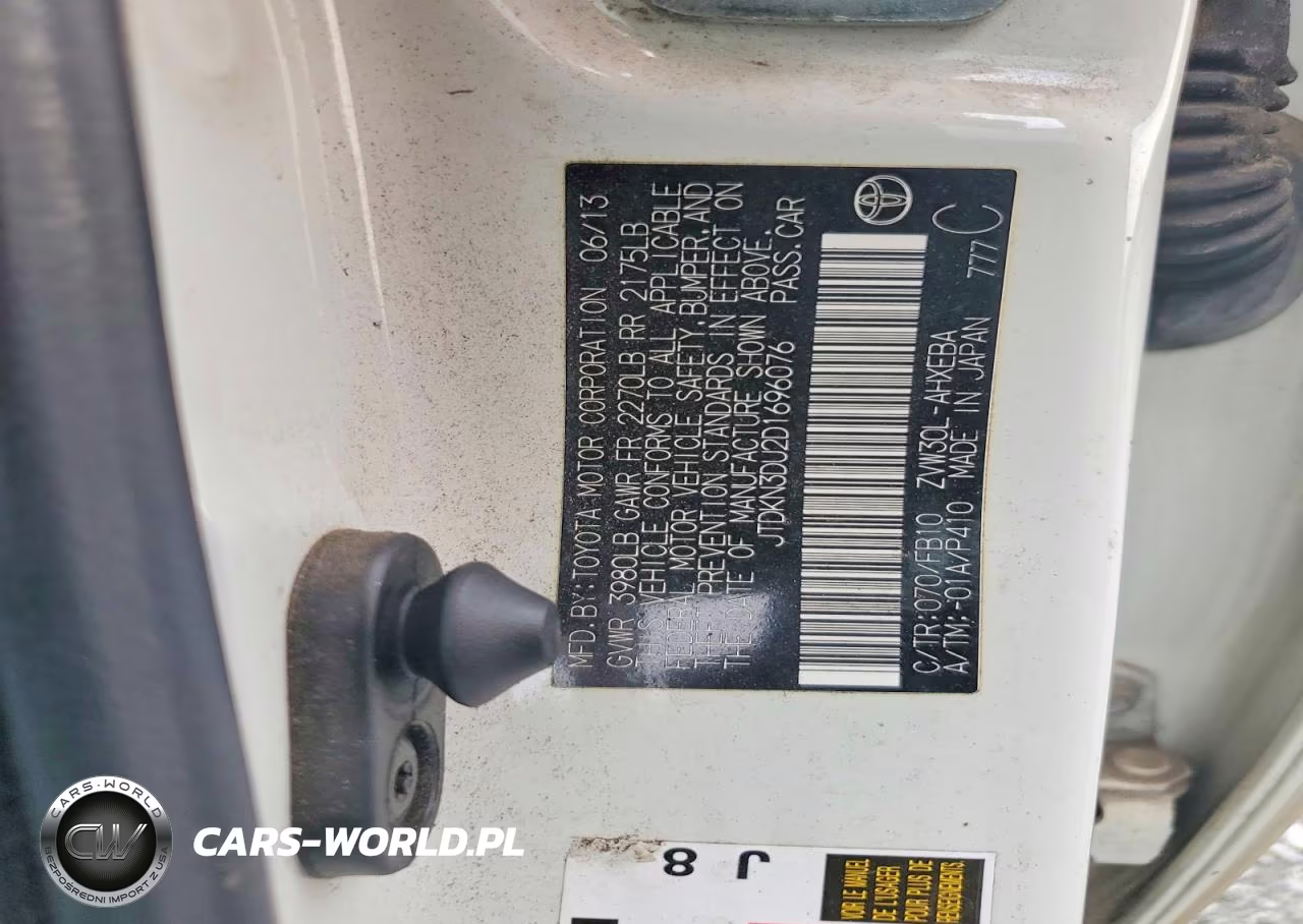 2013 Toyt Prius VIN:JTDKN3DU2D1696076 - 12