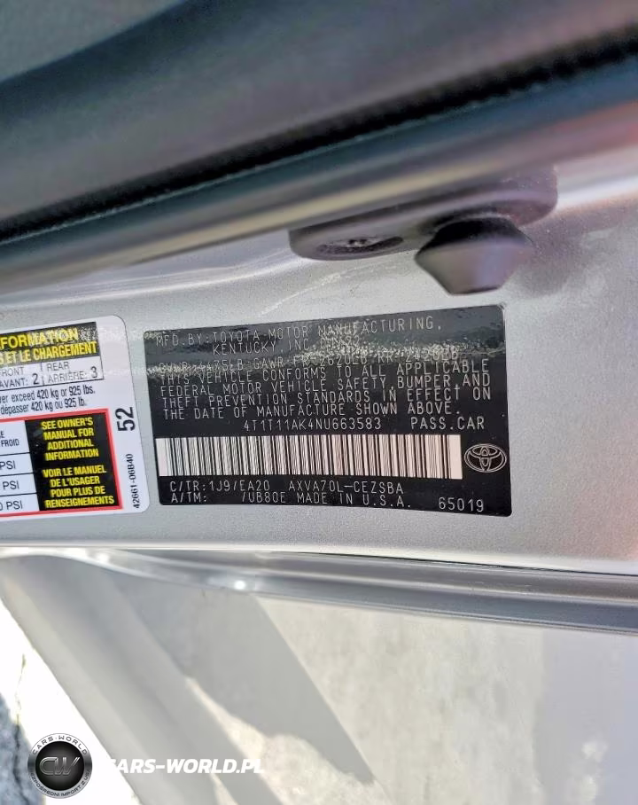 2022 Toyota Camry Se VIN:4T1T11AK4NU663583 - 12