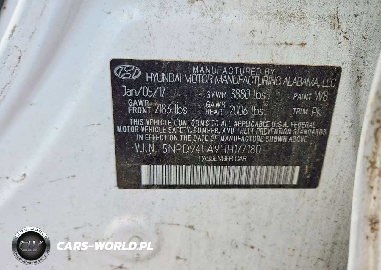 2017 Hyundai Elantra Eco VIN:5NPD94LA9HH177180 - 12