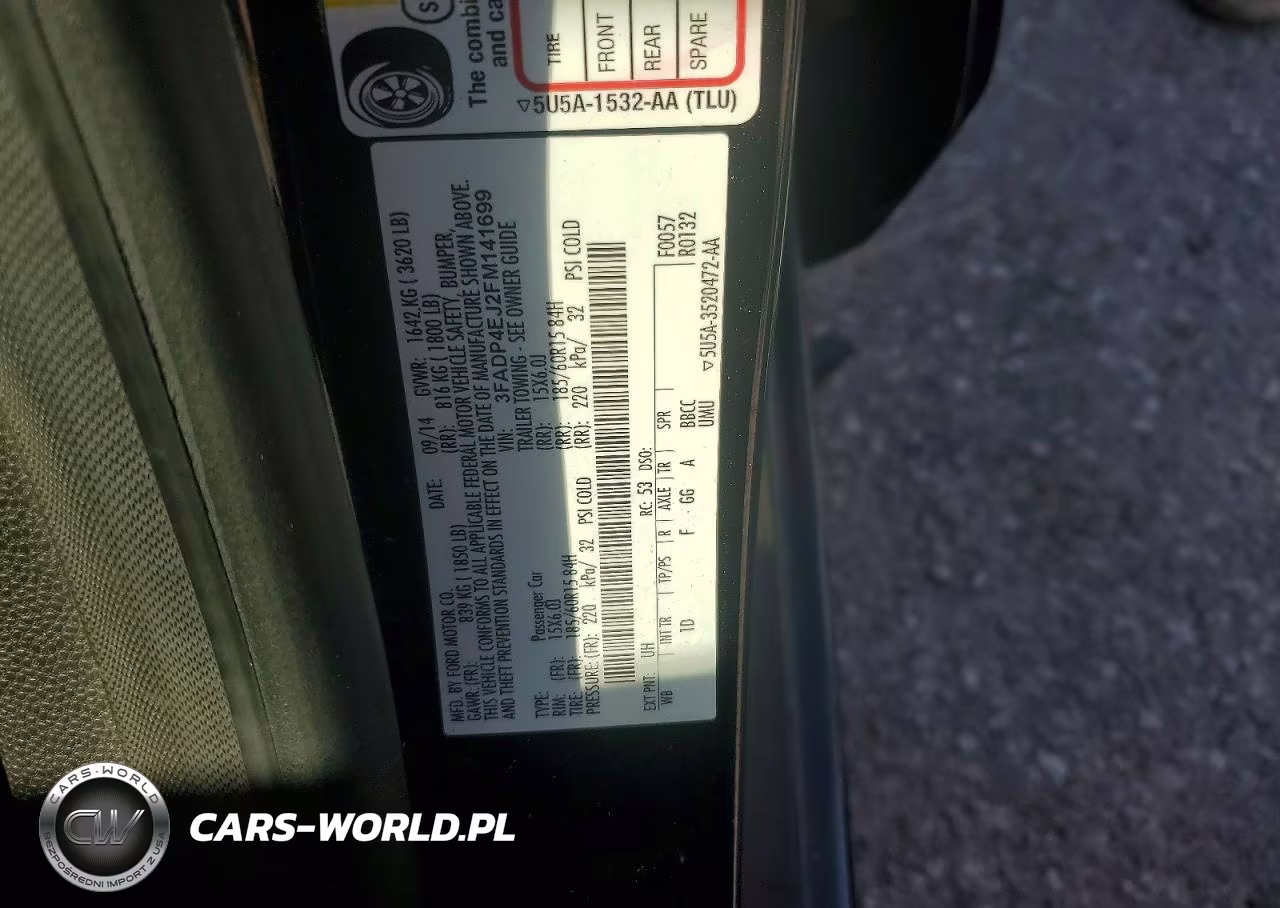 2015 Ford Fiesta Se VIN:3FADP4EJ2FM141699 - 12