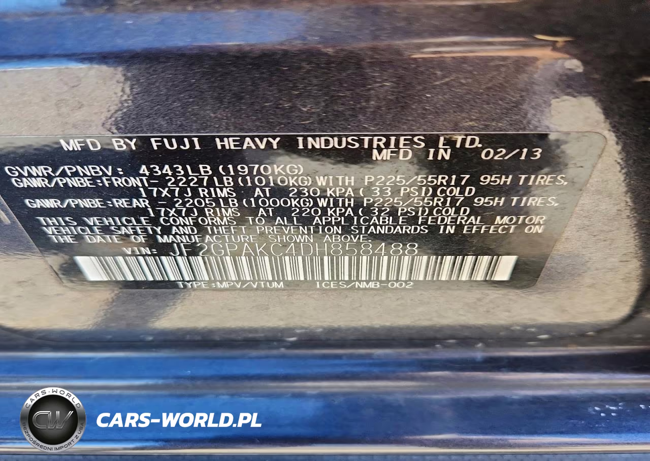 2013 Subaru Xv Crosstrek 2.0 Limited VIN:JF2GPAKC4DH858488 - 13