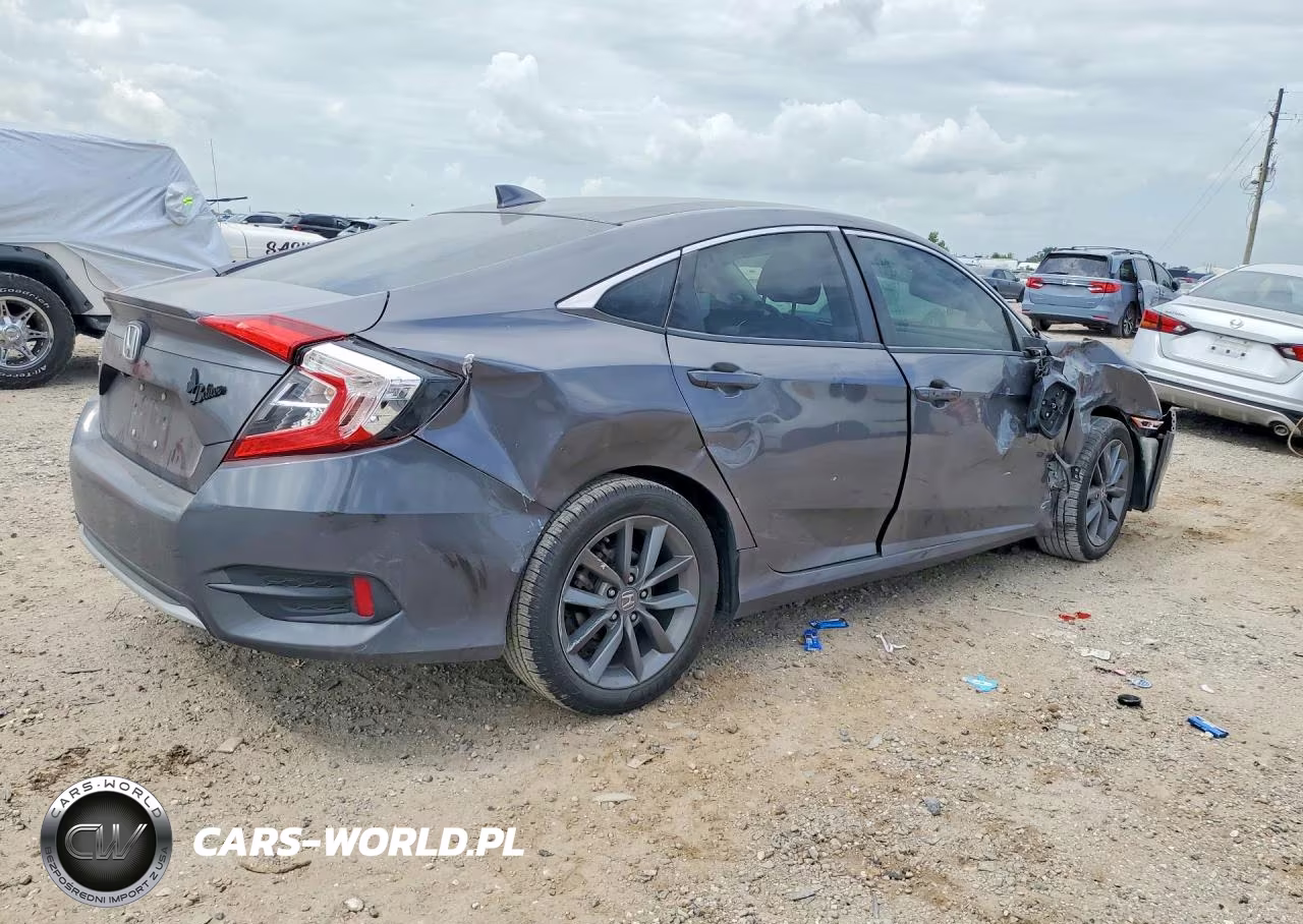 2019 Honda Civic Ex VIN:JHMFC1F34KX014274 - 3