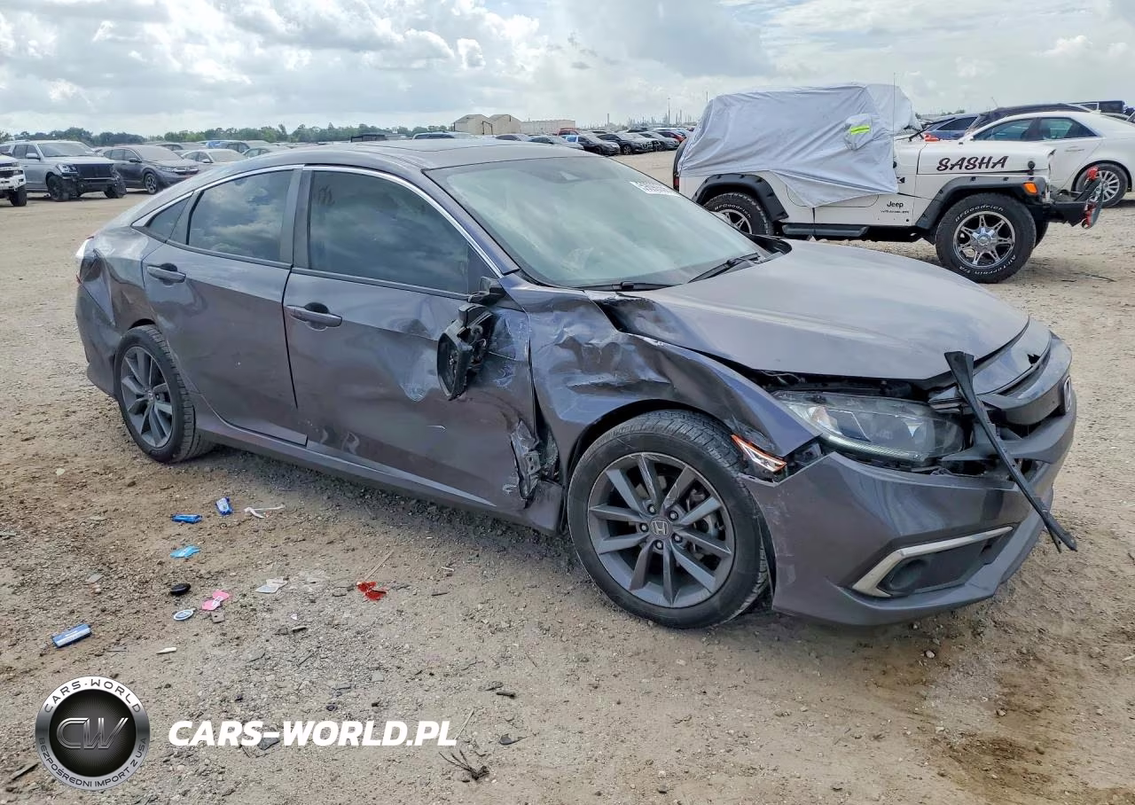 2019 Honda Civic Ex VIN:JHMFC1F34KX014274 - 4
