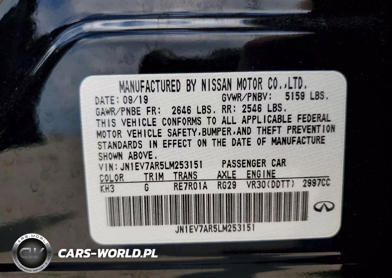 2020 Infiniti Q50 Edition 30 VIN:JN1EV7AR5LM253151 - 13