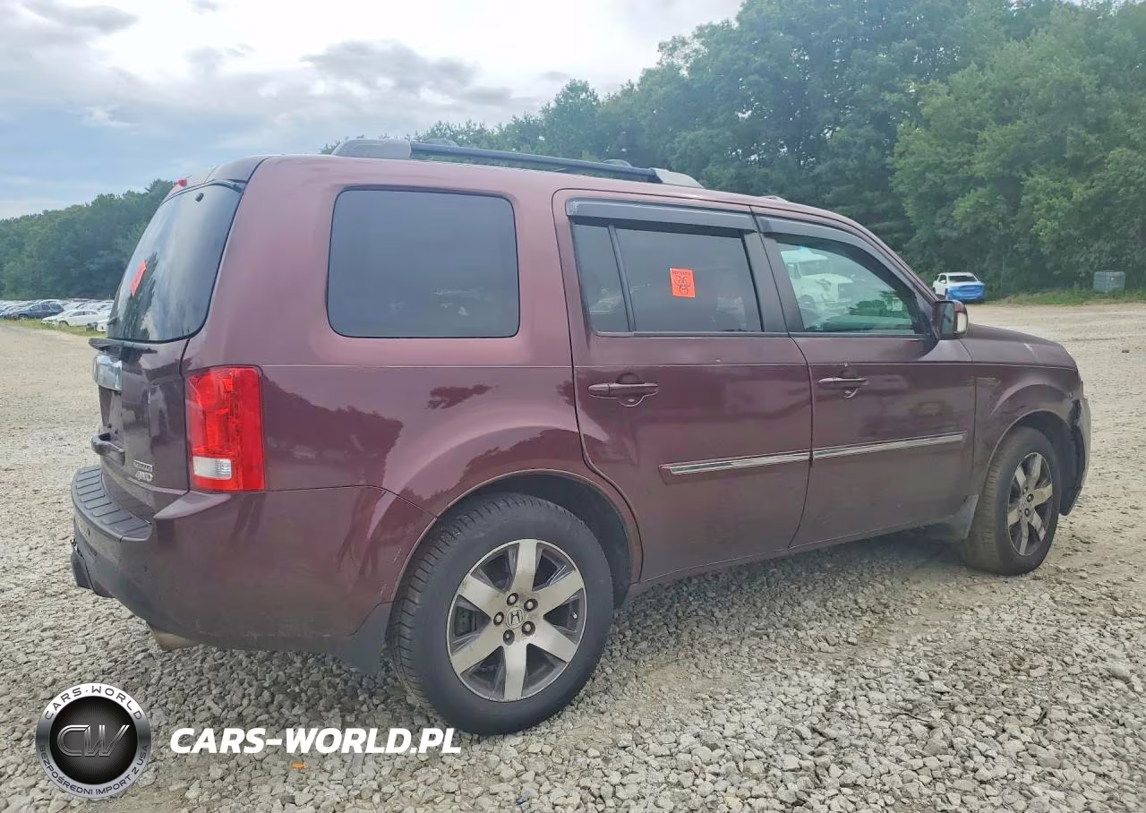 2012 Honda Pilot Touring VIN:5FNYF4H98CB019820 - 3