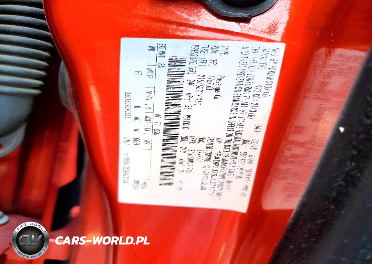 2018 Ford Focus Titanium VIN:1FADP3J25JL271771 - 12