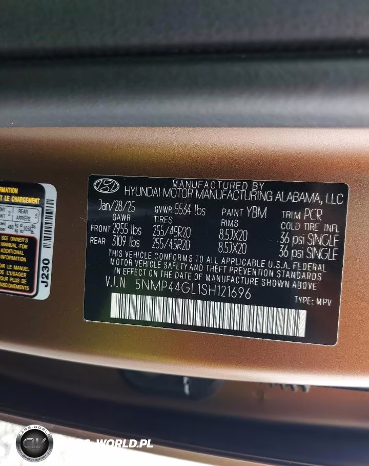 2025 Hyundai Santa Fe Limited VIN:5NMP44GL1SH121696 - 13