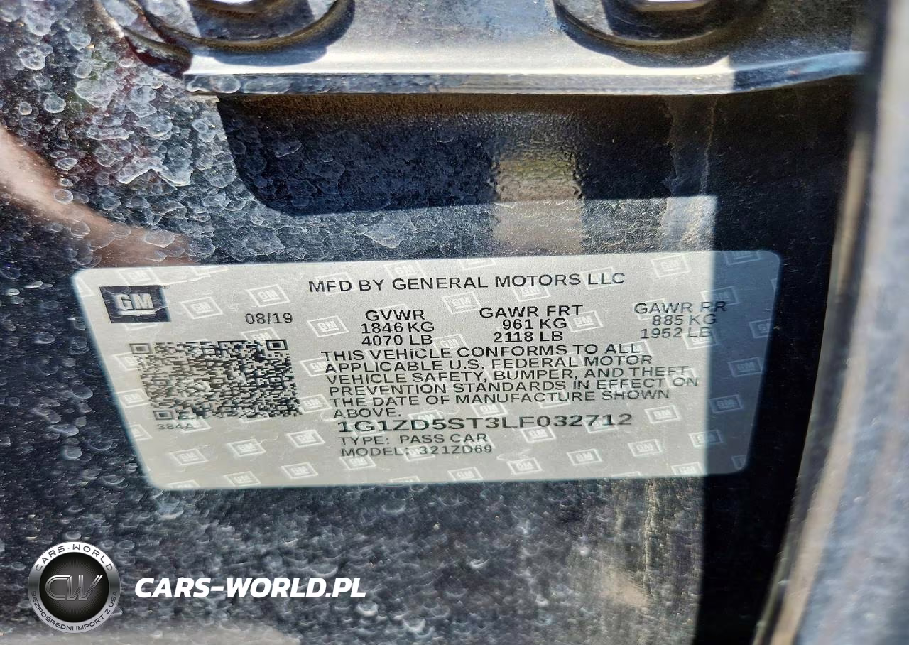 2020 Chevrolet Malibu Lt VIN:1G1ZD5ST3LF032712 - 13