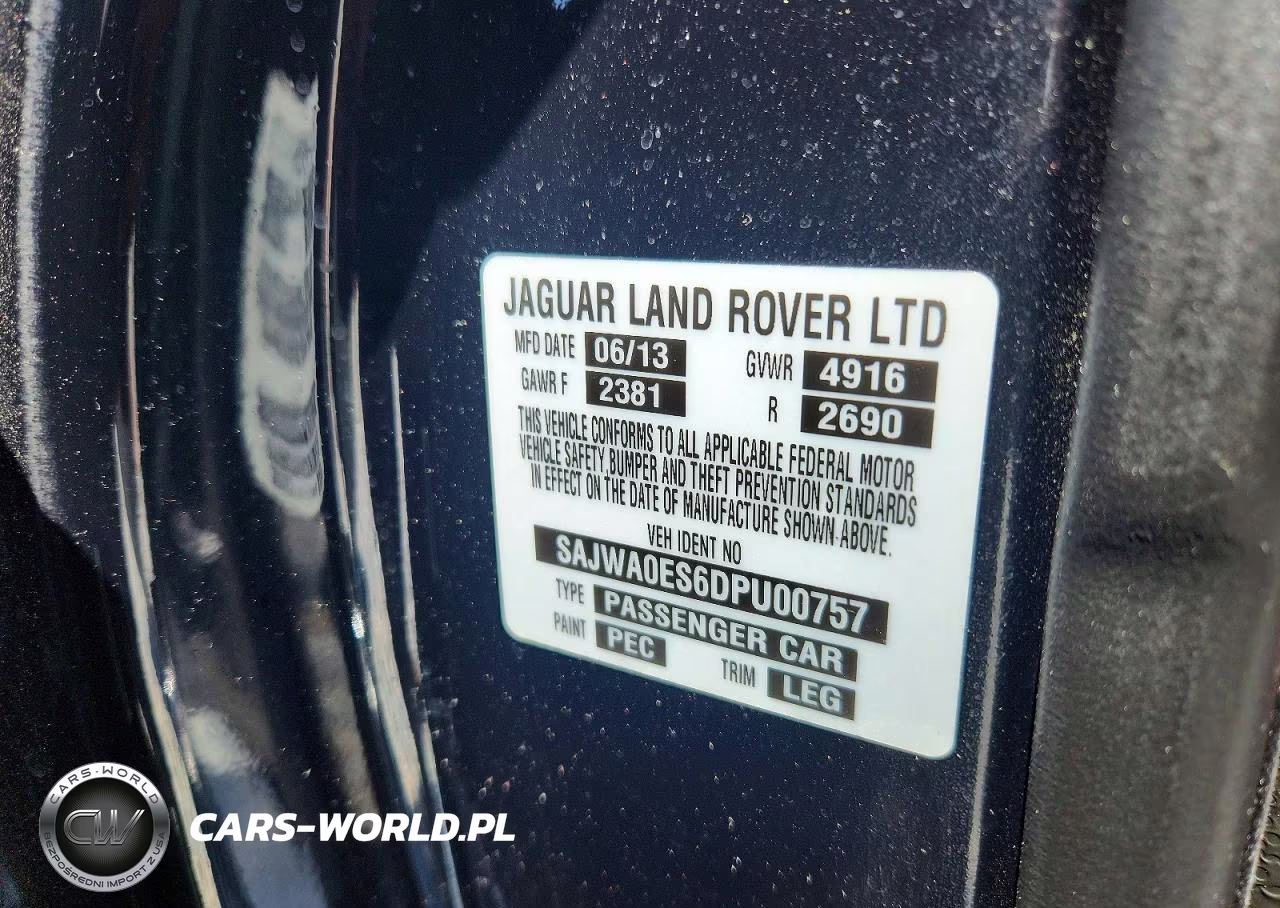 2013 Jaguar Xf VIN:SAJWA0ES6DPU00757 - 12