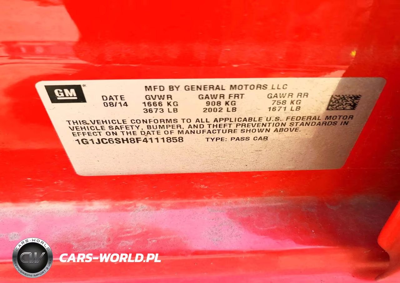 2015 Chevrolet Sonic Lt VIN:1G1JC6SH8F4111858 - 13