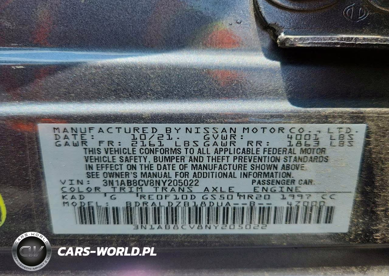 2022 Nissan Sentra Sv VIN:3N1AB8CV8NY205022 - 13