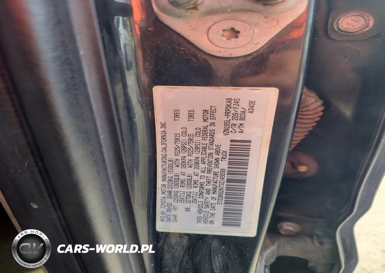 2003 Toyota Tacoma Prerunner V6 VIN:5TEGN92N73Z149099 - 12
