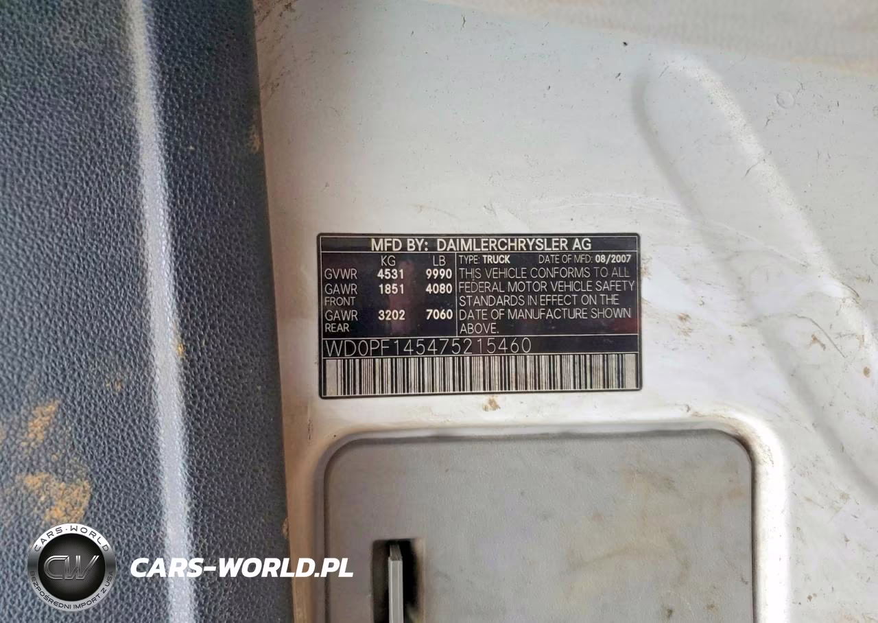 2007 Dodge Sprinter 3500 Utility - Service Van VIN:WD0PF145475215460 - 13